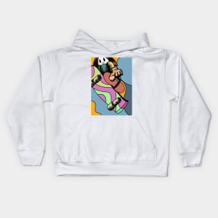 The skaterboarder Kids Hoodie